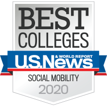 US News and World Report: Best Colleges 2020 Badge
