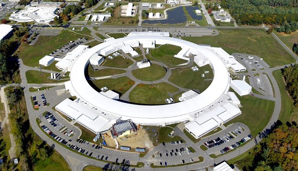 Aerial view of Brookhaven National Lab