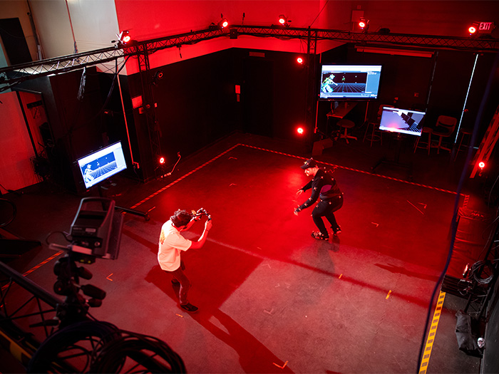 3-D motion capture studio