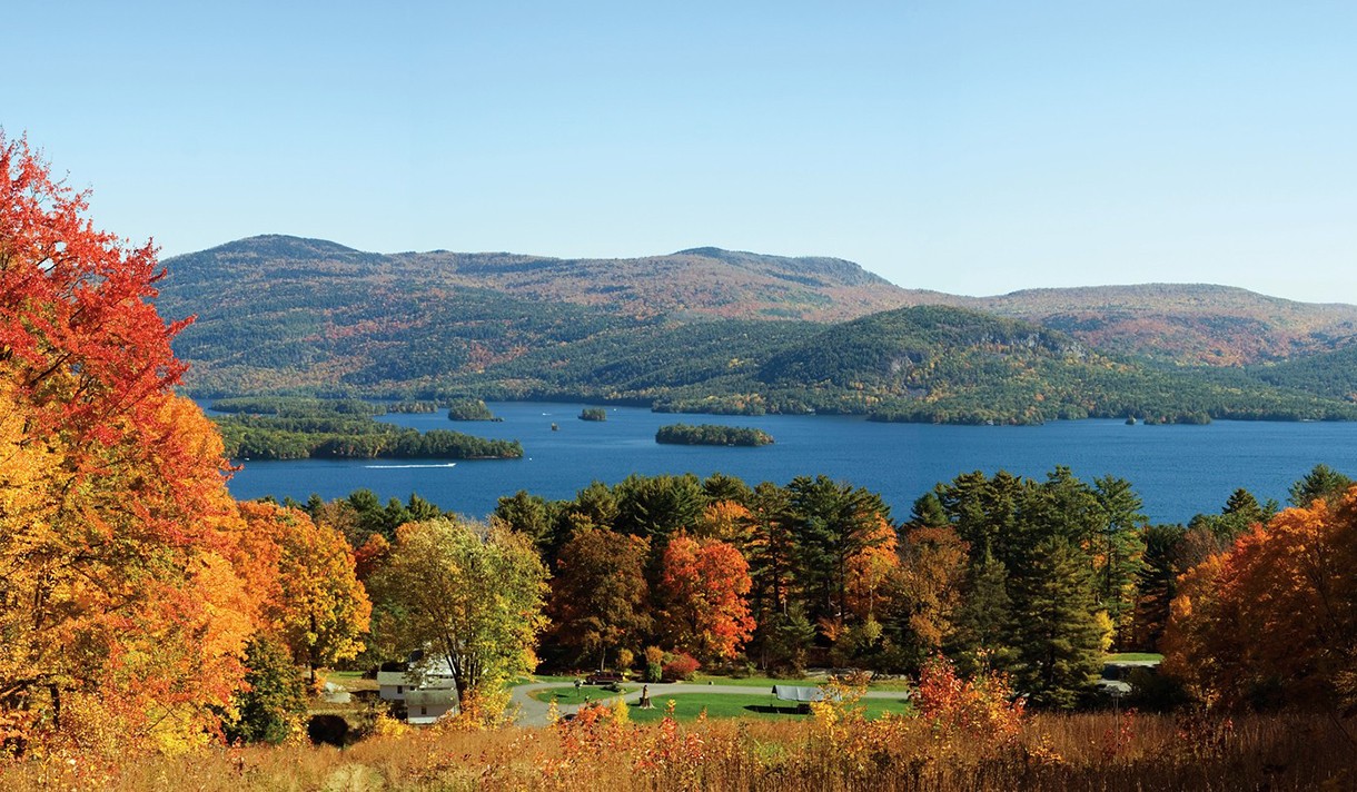 A view of upstate New York, the location of the Wellness Summit