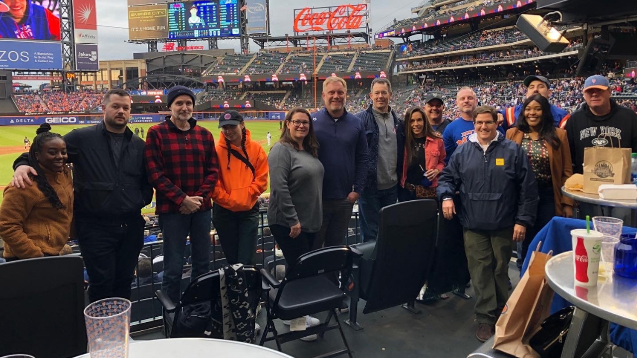 Group of attendees taking photo at Citified