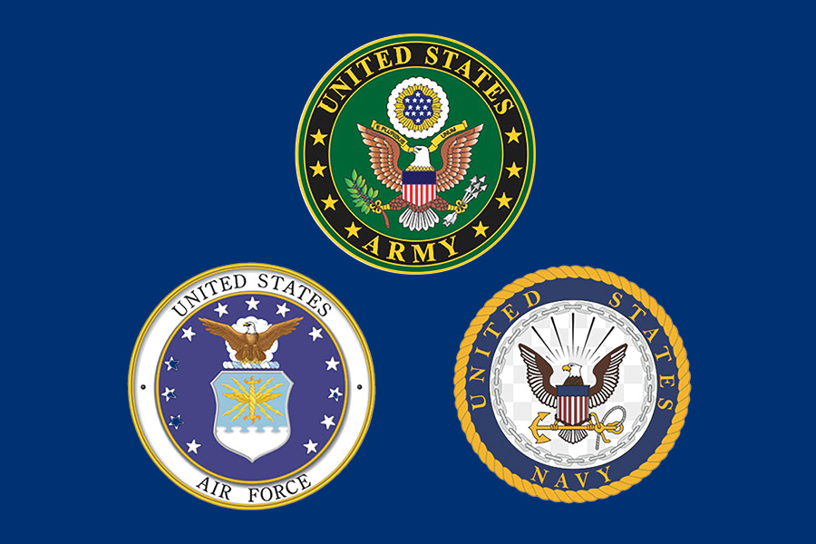 Military branch logos