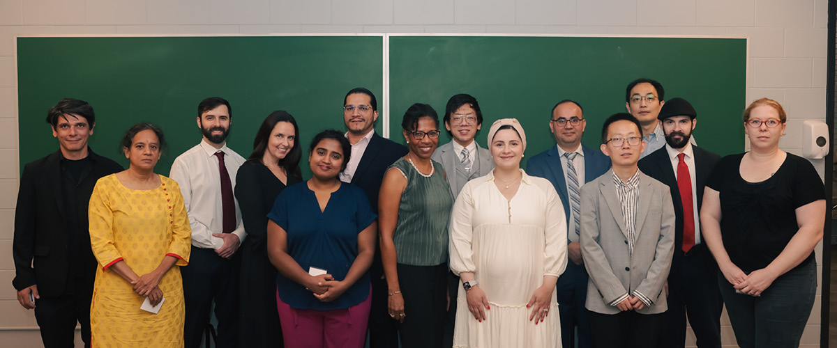 Group of New York Tech faculty