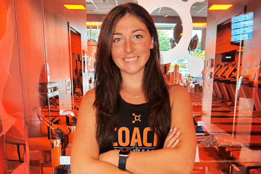 Shannon Townsend in an Orangetheory studio